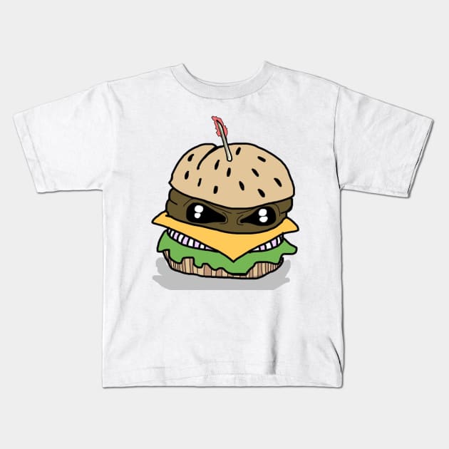 Cheeseburgerrrr Kids T-Shirt by Rillion